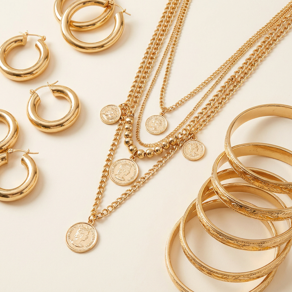 Mixed Jewelry Gold